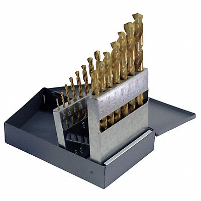 CHICAGO-LATROBE 69871 Jobber Drill Set 15 pc Cobalt