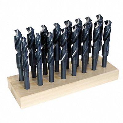 CHICAGO-LATROBE 69890 Reduced Shank Drill Set 16pc HSS
