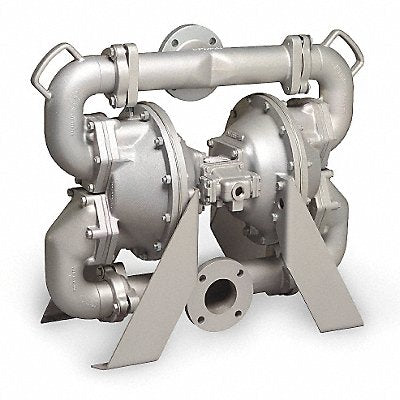 SANDPIPER HDF3DB7 Double Diaphram Pump Flange BunaNSStl 3/4 310gpm
