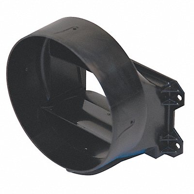 DAYTON 6WZP2 Round Duct Connector 6In Polypropylene