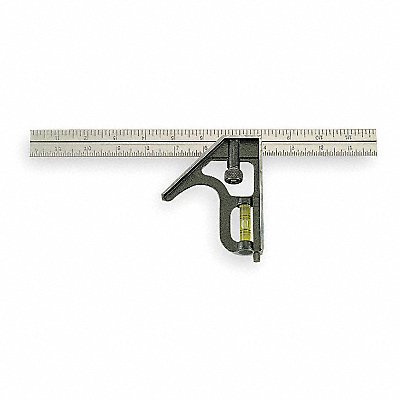 JOHNSON LEVEL 400 Combination Square 12 In Zinc Head