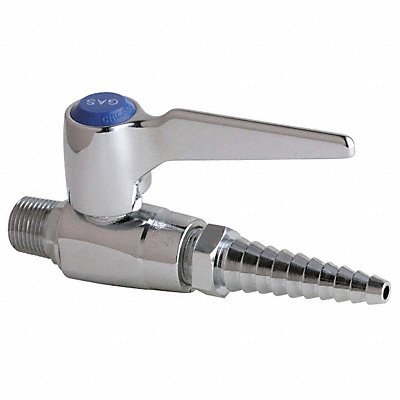 CHICAGO FAUCETS 909GASCP Brass Ball Valve Inline MNPT 3/8