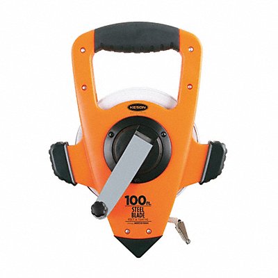 KESON NRS10100H Long Tape Measure 3/8 In x 100 ft Orange