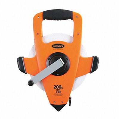 KESON NRS10200H Long Tape Measure 3/8 In x 200 ft Orange