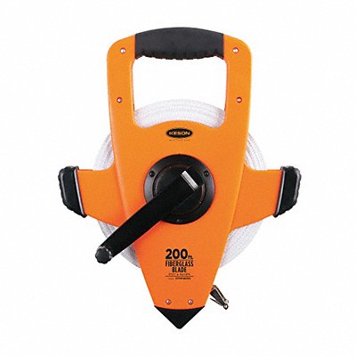 KESON OTRS18200 Long Tape Measure 1/2 In x 200 ft Orange