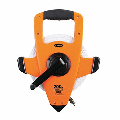 KESON OTRS10200H Long Tape Measure 1/2 In x 200 ft Orange