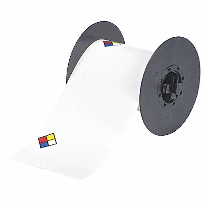 BRADY B30263595NFPA RTK Label Red/Yellow/Blue/White 6 In.
