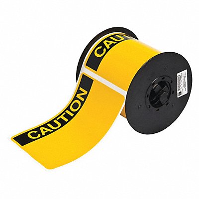 BRADY B3025595OSHACA Label Black/Yellow 4.000 In.