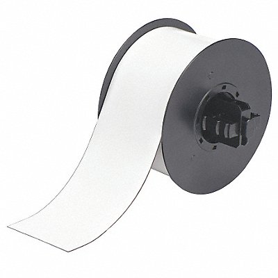 BRADY B30C2500509WT Tape White 25 ft L 2-1/2 in W