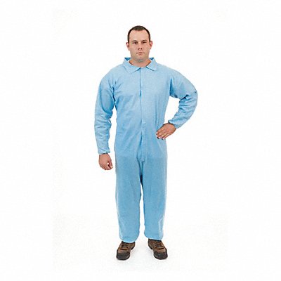 INTERNATIONAL ENVIROGUARD 90124XL Disposable Coverall Blue 4XL PK25