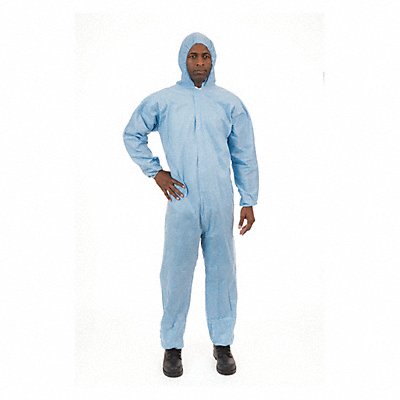 INTERNATIONAL ENVIROGUARD 90153XL Disposable Coverall Blue 3XL PK25