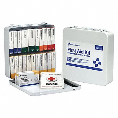 FIRST AID ONLY 242AN FirstAidKit w/House 169pcs 2 5/8x9 WHT