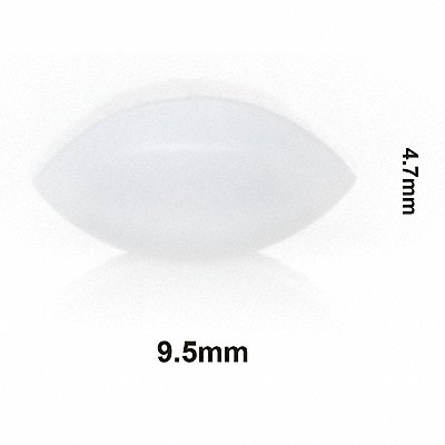 SP SCIENCEWARE F371300038 Stirring Bar 9.5 mm L 4.7 mm Dia Egg