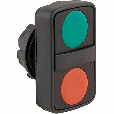 SCHNEIDER ELECTRIC ZB5AA7340 Multihead Operator (2) Green Red 22mm