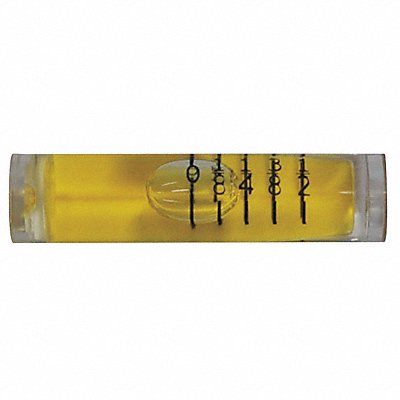 JOHNSON LEVEL SM906 Level Vial Acrylic 1.544 In L PK25