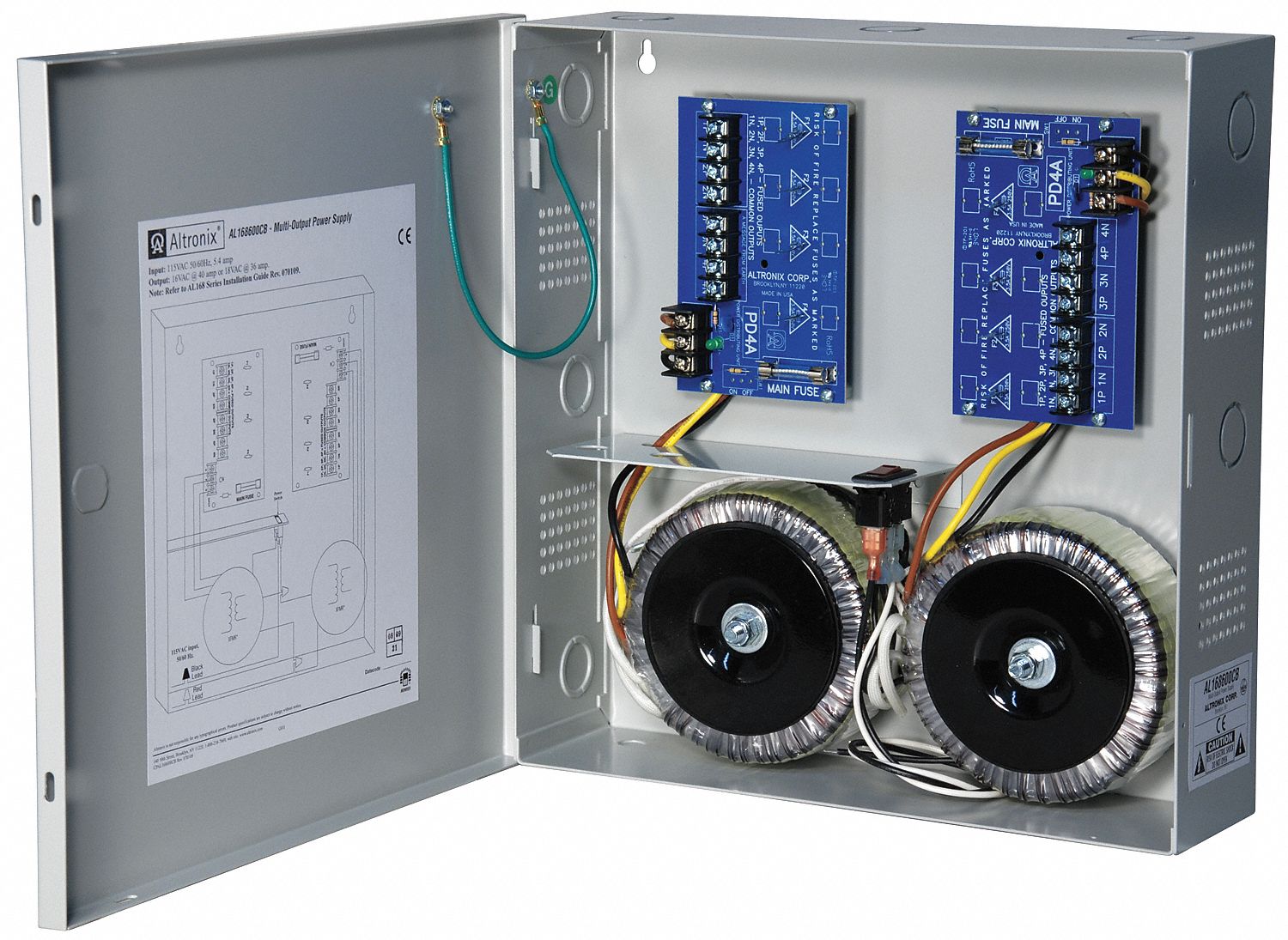 ALTRONIX AL168600CB Power Supply Outputs 8 Amps 40