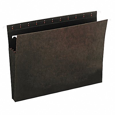 GRAINGER UNV14160 Hanging File Folders Letter Green PK10