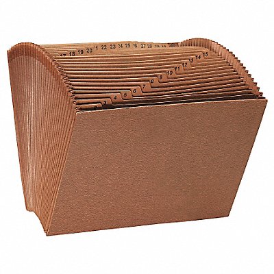 GRAINGER UNV13920 Expanding File Pocket 1-31 Letter