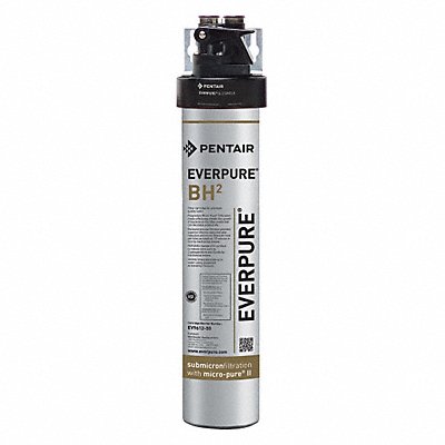 PENTAIR/EVERPURE EV92720075 Water Filter System 0.5 micron 16 1/2 H
