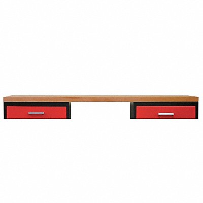HALLOWELL FKWT6024E Workbench Top Wood 60x24 in Straight
