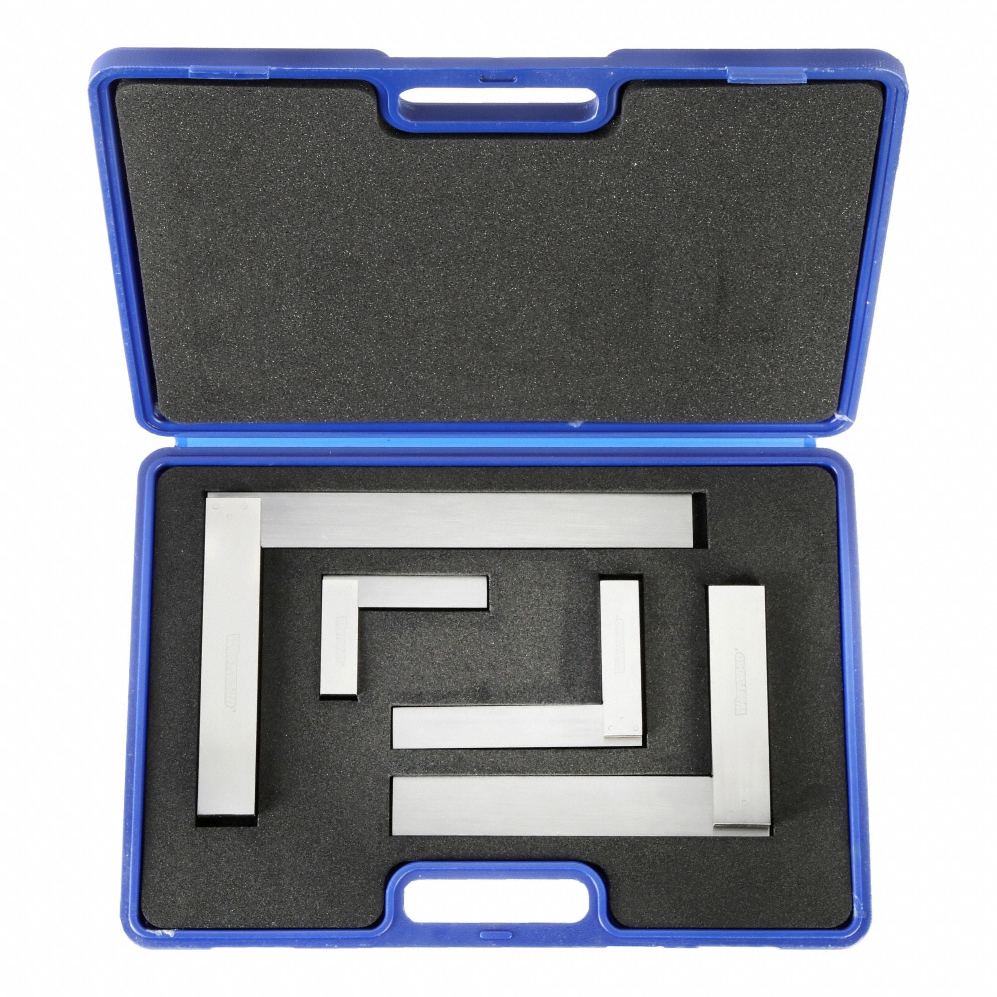 WESTWARD 6XY13 Pre Steel Square Set Carbon Tool Steel