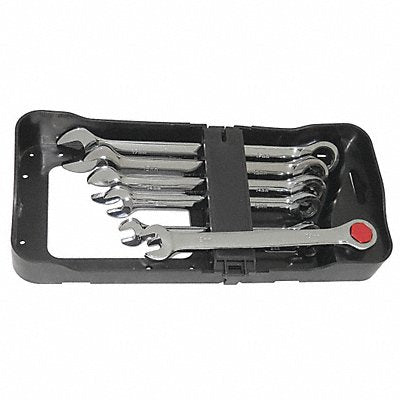 WESTWARD 6XZ89 Combination Wrench St CV Steel Chrome Standard