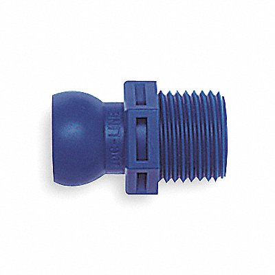 LOC-LINE 51827 BSPT Connector 1/2 In PK4