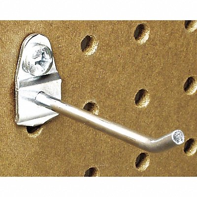 TRITON PRODUCTS 71313 Sngl Rd Pegboard Hk 1 1/2x2 1/2x3/4in PK10