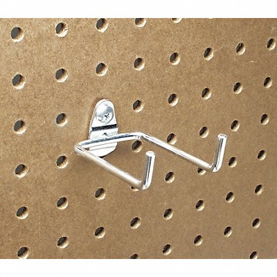 TRITON PRODUCTS 72318 Dbl Rd Pegboard Hk 2 3/4x2 3/4x1 5/8in PK10