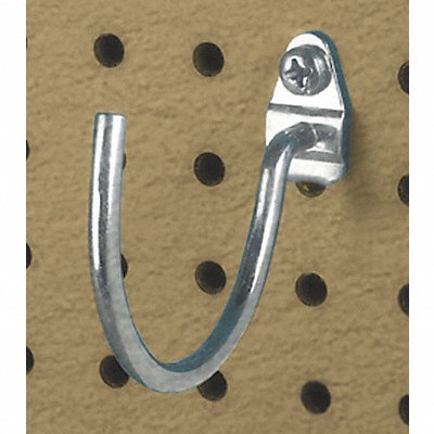 TRITON PRODUCTS 75200 Curved Pegboard Hook 1 1/2x2.25x3/4in PK10