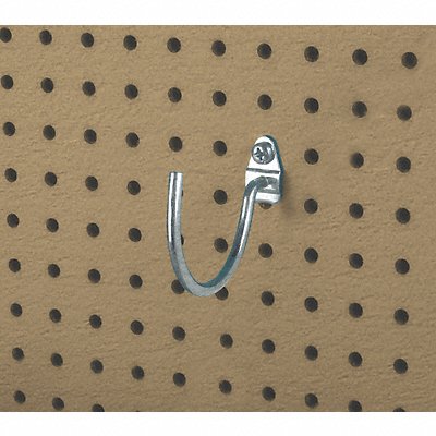 TRITON PRODUCTS 75230 Curved Pegboard Hook 1 1/2x3 3/4x3/4in PK10
