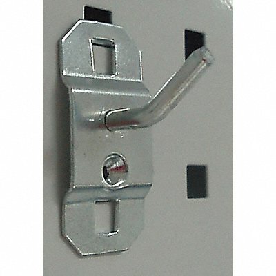 GRAINGER 6YB83 G0525 Single Rod Pegboard Hook 1 3/4 in L PK5