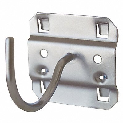 GRAINGER 6YE20 G0552 Curved Pegboard Hook 4 in L PK5