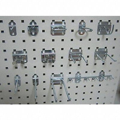 GRAINGER 6YE28 G0559 Pegboard Hook Assortment Kit
