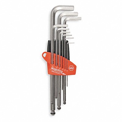 WIHA 66990 Hex Key Set L 2 27/32 in to 8 27/32 in
