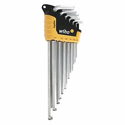 WIHA 66991 Hex Key Set L 2 27/32 in to 8 27/32 in