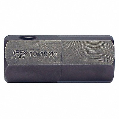 APEX SZ1019MM Torsion Bit Metric 5/8 Hex 19mm 1-9/16