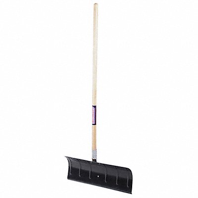 WESTWARD 6YU37 Snow Pusher Carbon Steel Blade 24 W