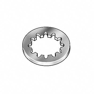 GRAINGER SIW7S0200100P1 Internal Tooth Lock M2 Steel 4.5x0.6mm 100PK