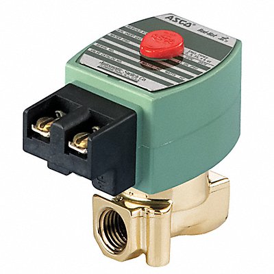 REDHAT OFKF8262H208 Solenoid Valve Brass NC Air Inert Gas