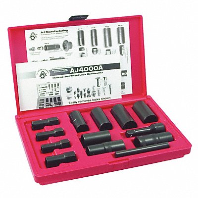 KEN-TOOL 30171 Deluxe Wheel Lock Removal Kit 13PC