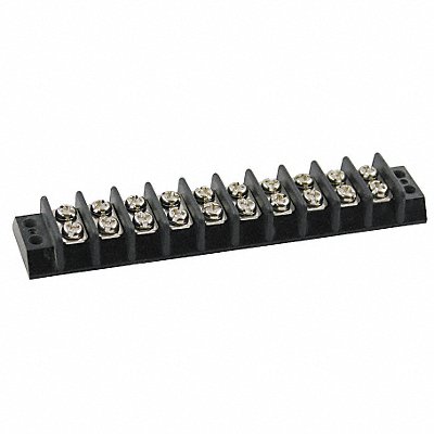 GRAINGER 6ZEG0 Terminal Strip 15 A 22 AWG 14 AWG