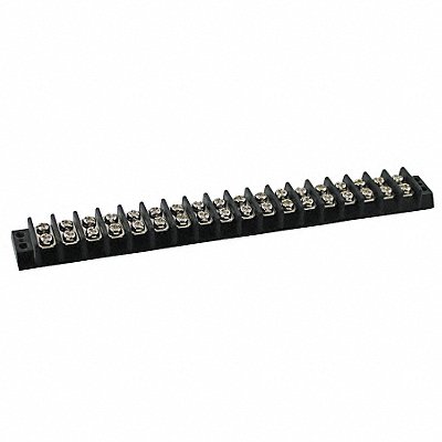 GRAINGER 6ZEG4 Terminal Strip 15 A 22 AWG 14 AWG