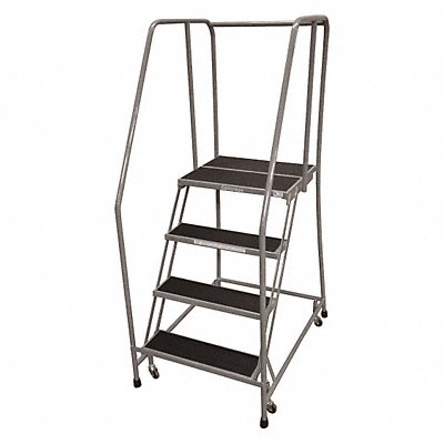 COTTERMAN 1004R2630A2E20B3C1P6 Rolling Ladder Welded Handrail Platform 40In H