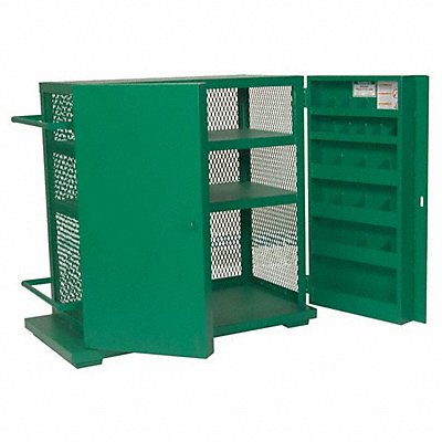 GREENLEE 5060MESH Jobsite Cabinet 52 in Green