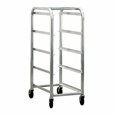 NEW AGE 6262 Bin Cart 18 7/8 in W 51 in H Silver