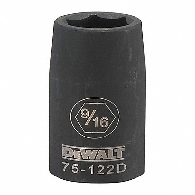 DEWALT DWMT75122OSP Drive Impact Socket 6PT 1/2 9/16in SAE