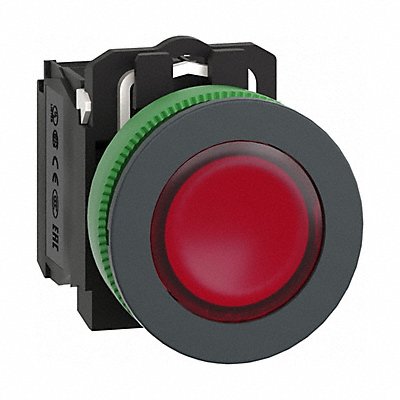 SCHNEIDER ELECTRIC XB5FW34B5 Illuminated Push Button FullVolt Red 1NO/1NC