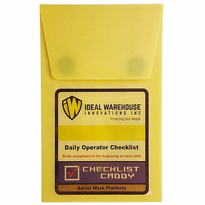 IDEAL WAREHOUSE INNOVATIONS INC. 701074CP Replacement Checklist Book 1 3/8 W PK5
