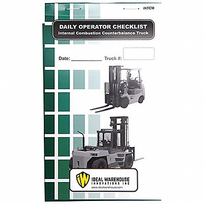 IDEAL WAREHOUSE INNOVATIONS INC. 701075CP Replacement Checklist Book 1 3/8 W PK5